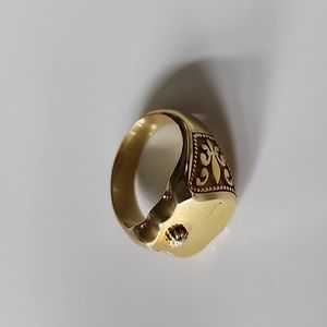 Signet ring fleur-de-lis